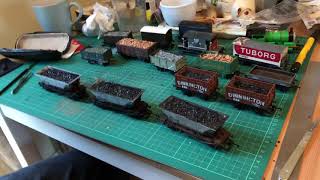 Preparing wagons for weathering, paint, transfers and repair
