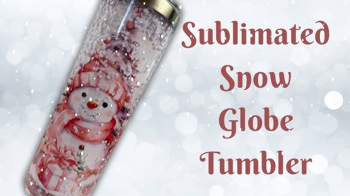 CUSTOM SNOW GLOBE GLASS CUP – Sincerely, Pam