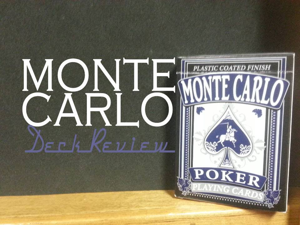 Monte Carlo Pinochle Playing Cards Plasted Coated Finish NEW A1.