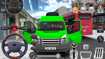 New Ford Transit Games - Real City Pick and Drop Simulator 2026: Minibus Sim 3D - Android Gameplay