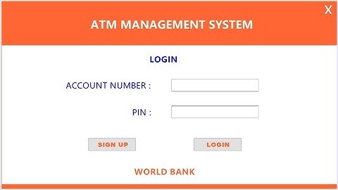 ATM Management System || Java Project || Using JFrames, NetBeans IDE, and SQL Database