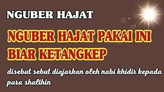 INI DIA Shalat Hajat Nabi Khidir As IJAZAH Shalat Hajat Amalan Hajat Mendesak