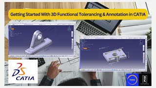 3D Functional Tolerancing & Annotation in CATIA | Annotation, Datum, GD&T & Holes | BK Engineering