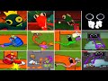 Rainbow friends chapter 1 all Monster Jumpscares  V's Alphabet War Vs Alphabet Lore