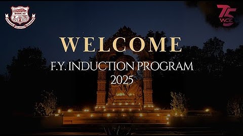 WCE- F.Y. Induction Program 2025