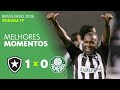 BOTAFOGO 1 X 0 PALMEIRAS | JOGO COMPLETO | RODADA 19 | BRASILEIRÃO 2008 |
