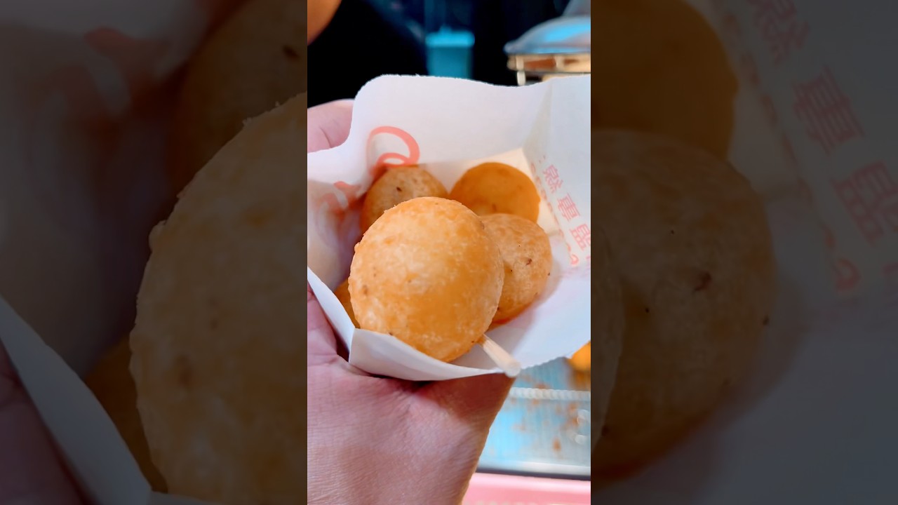 STREET FOOD ALERT at NIGHT MARKET,SWEET POTATO BALLS 