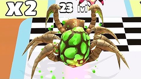 A game Insect Evolution Run 3d.