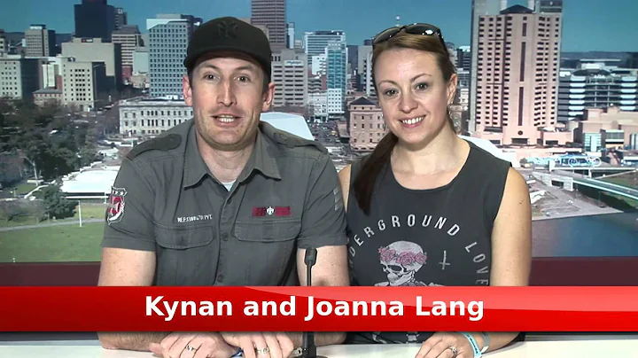 Kynan and Joanna Lang  - 7 News Experience