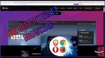 The best internet browsers 🌎💻  Brave, Chrome, Firefox, Microsoft Edge and Opera 2021