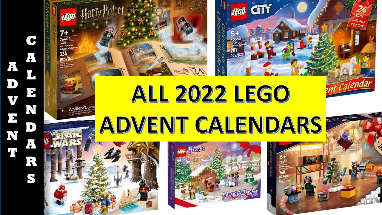 LEGO ADVENT CALENDAR 2022 All Sets YouTube