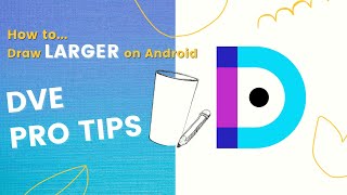 Da Vinci Eye Pro Tip: Draw LARGER with Android!