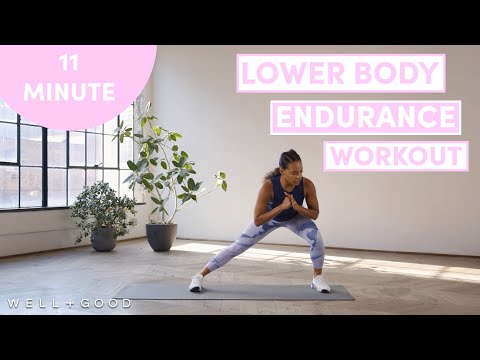 11 Minute Lower Body Endurance Workout |  ReNew Year Movement | Well+Good