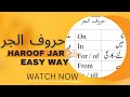 Arabic - Haroof Jar -حروف الجر - WISDOM INTERNATIONAL SCHOOL