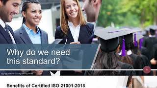 Educational Organisation Management Systems ISO 21001:2018