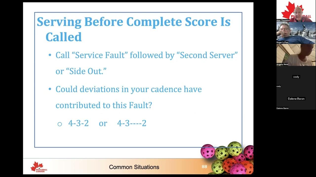 2023 Pickleball Referee Training Part 2 YouTube