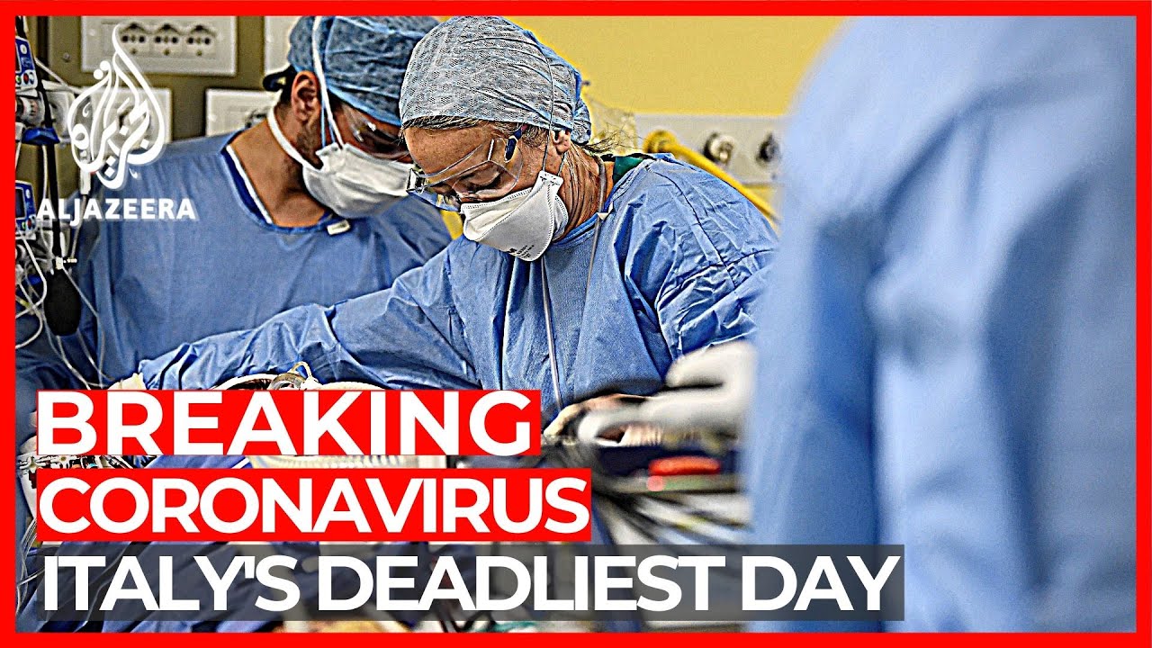 Italy reports record 919 COVID-19 deaths in a day