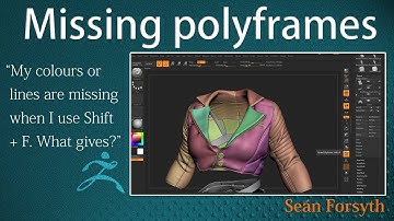 Are your ZBrush Polyframe wireframes missing? How to fix it.