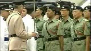 7th may 1994, at the police training school royal hong kong 150th
anniversary representative parade