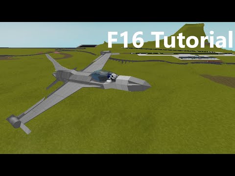 F16 Fighting Falcon Tutorial Plane Crazy Youtube - roblox plane crazy fighter jet tutorial