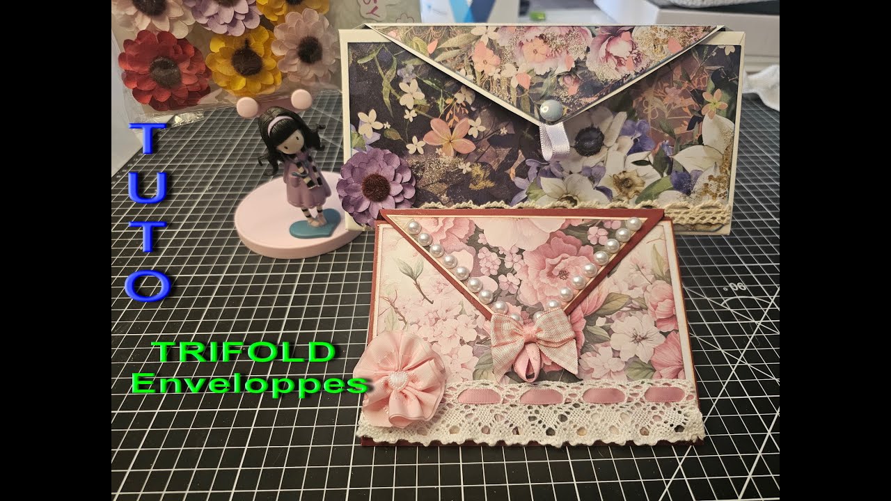 Trifold Enveloppes Hyper facile - A faire avec des enfants !