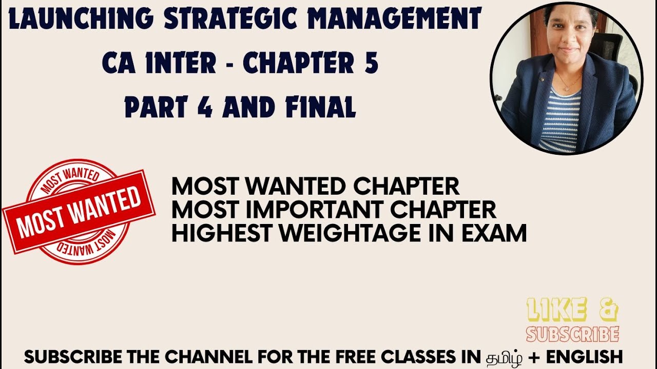 CA INTER - CHAPTER 5 - PART 4 - EXPLAINED IN தமிழ்+ ENGLISH - YouTube