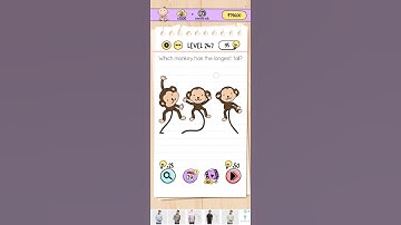 level 247 of brain test // which monkey 🐒 has the longest tail