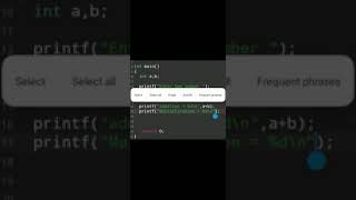 #11| Basic Computer Programming | C Language Exercise12 #shorts #coding