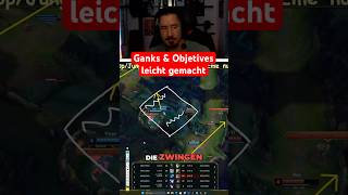 League of Legends: Gank-Strategie & Objective Control erklärt #shorts