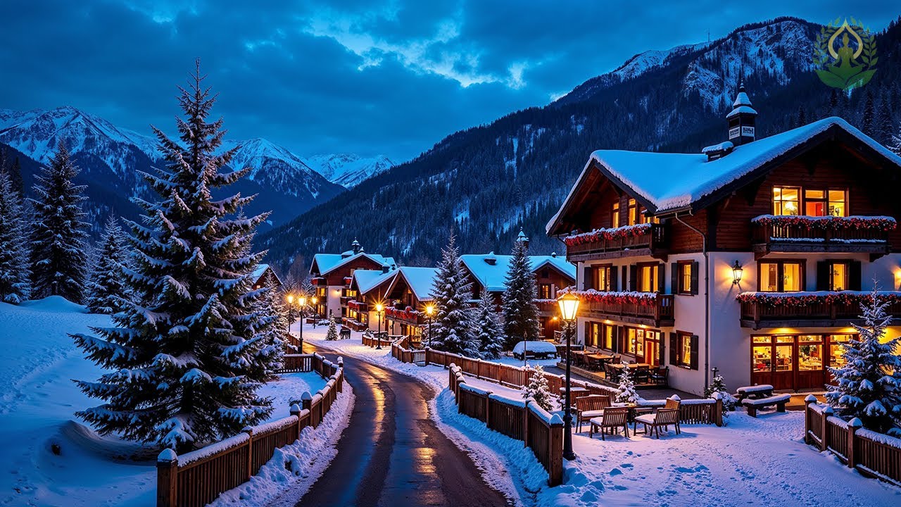 (Без рекламы) Прекрасная зимняя музыка ❄️ Красивая расслабляющая музыка для успокоения души с неж...