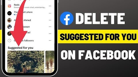 How to Delete Suggested For You on Facebook (2023)