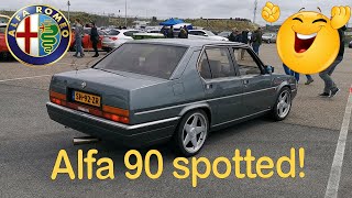 Alfa Romeo 90 2.5 V6 QUADRIFOGLIO ORO ❤️ spotted at Circuit Zandvoort 🇳🇱 Viva Italia 6-6-2022