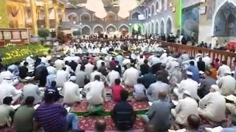 القارئ مصطفى السيلاوي في الختمة القرانية الرمضانية في حرم ابي الفضل العباس (عليه السلام)