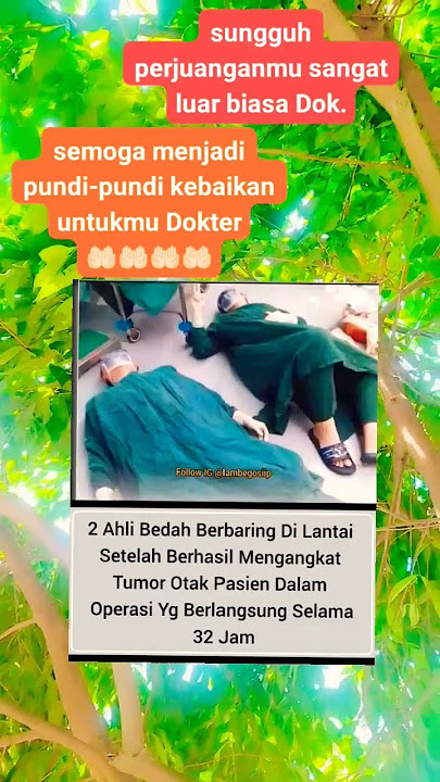 2 Dokter melakukan operasi selama 32 jam 🥺#shorts #fypシ゚viral #viralvideo