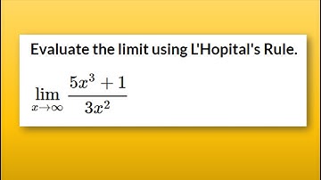 Evaluate the limit using l