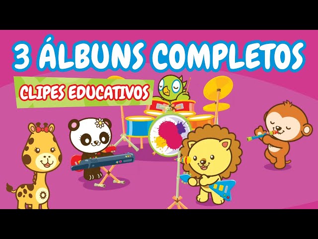 🎵🎤 Vídeos Educativos para crianças, Música Infantil Brasileira  Compilação