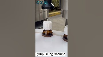 CXM Syrup filling machine丨filling capping machine for syrup#syrupfillingmachine