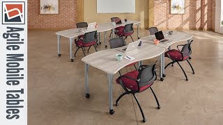 Training Tables | NBF Signature Series Agile Height Adjustable Tables | National Business Furniture