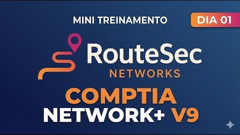 Mini Curso Network+ V9 Dia 01