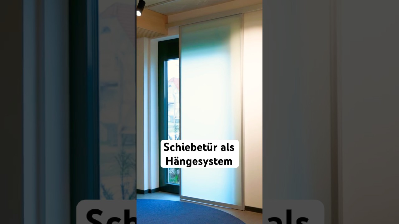 Schiebetür als Hängesystem 