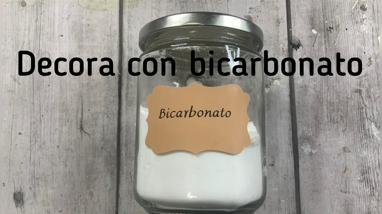 Pinta con bicarbonato sobre plástico