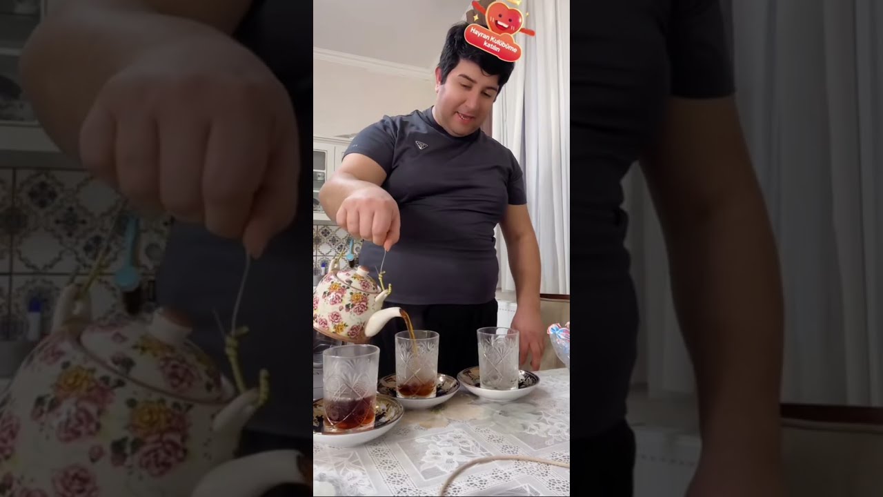 Baboş axşamçağı saat 6-da durub səhər yeməyi yeyir🤣Baboşun qonaqları gəldi😃