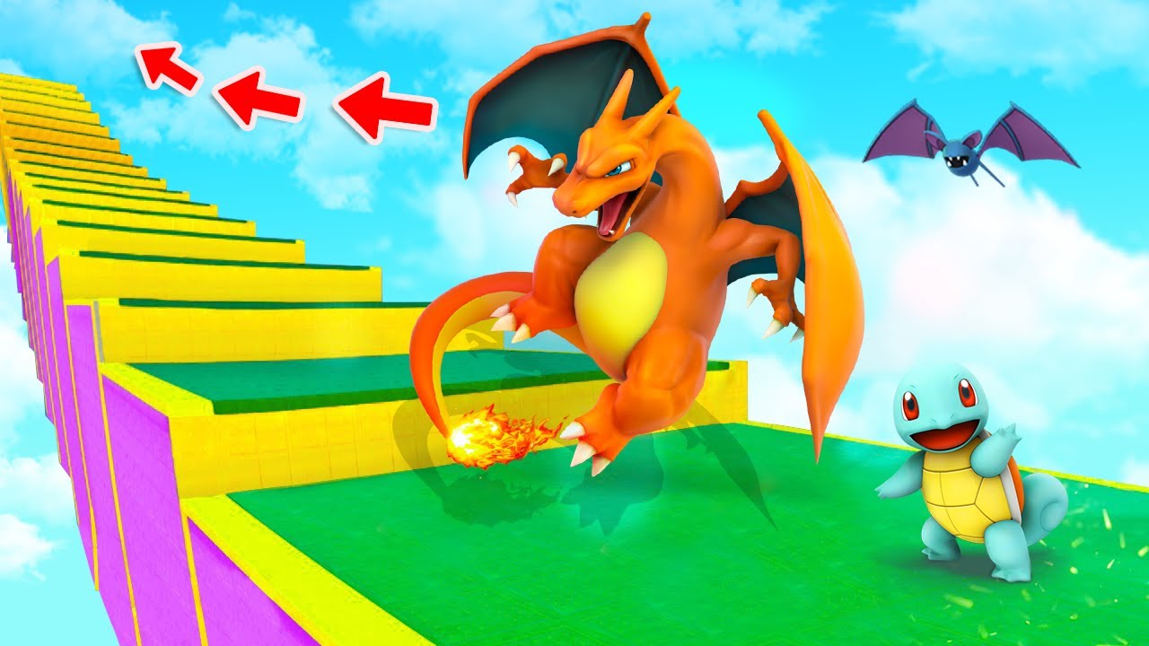 POKEMON AUTOS schaffen die TREPPE in GTA 5?