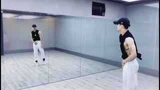 [HD]Jackson Wang fire stage dance practice王嘉尔火舞台舞蹈练习室