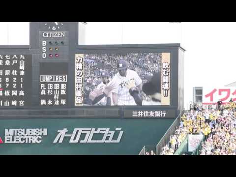 DeNA戦9回裏ゴメスの2ランホームラン後のホームイン(2016年4月30日＠甲子園)
