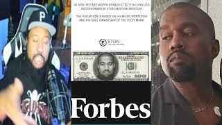 Ye a billionaire or not? Akademiks on Eton Ventures saying Ye worth $2.7B & Forbes saying he is not