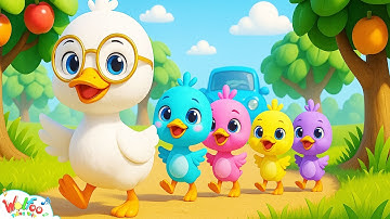 Một Con Vịt - Con Vịt Bầu - Nhạc Thiếu Nhi 4K - Hoạt Hình Vịt Mẹ Và Đàn Con