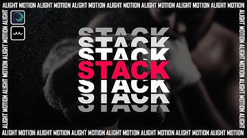 Create Split Typography Effects Like After Effect in Alight Motion
