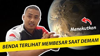 Kenapa Kita Lihat Bulatan Membesar Saat Demam?