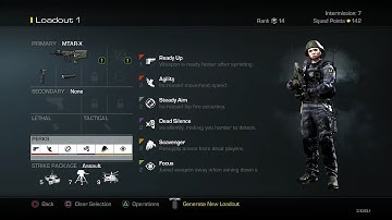CALL OF DUTY GHOSTS BEST MTAR-X STEALTH CLASS LOADOUT SETUP PS4 TEAM DEATHMATCH GAMEPLAY
